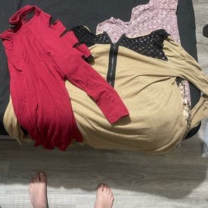 4 long sleeve shirt, bundle